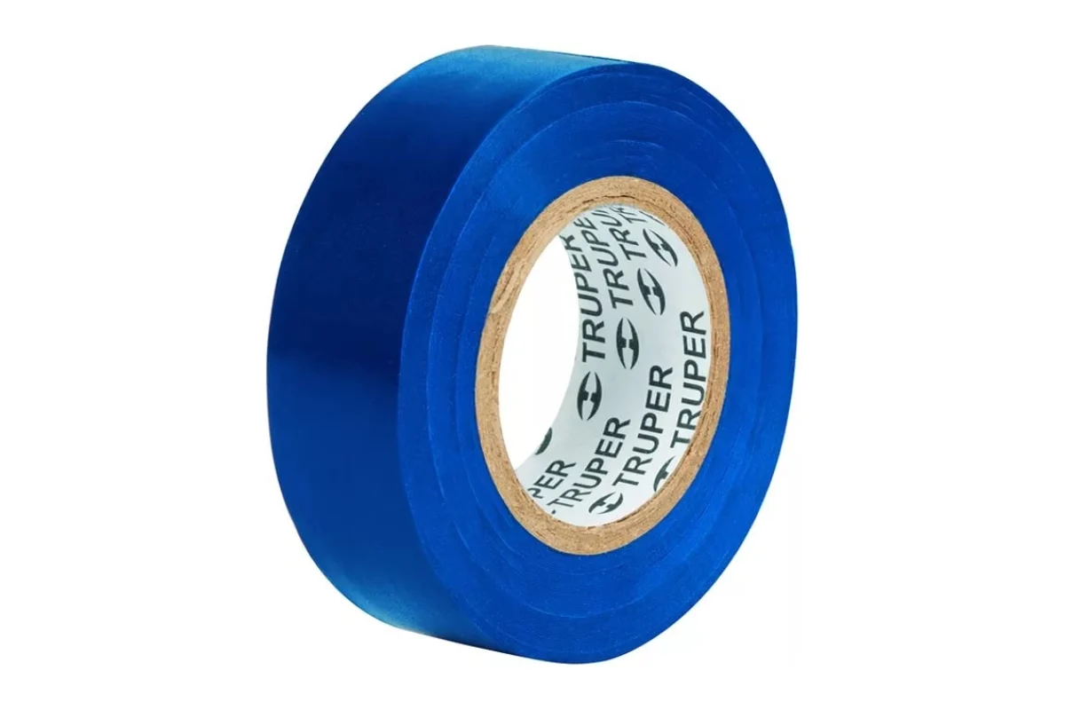 TRUPER Изолента, акрил, 9 м. ширина 19 мм синяя M-22Z 13514, шт 13514