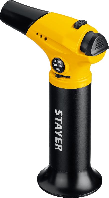 STAYER Газовая горелка STAYER ProTerm 35 автономная с пьезоподжигом, 1300°С 55522