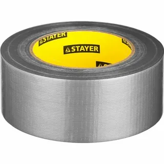 STAYER Армированная лента, STAYER 12080-50-50, универсальная, влагостойкая, 48мм х 45м, серебристая 12080-50-50