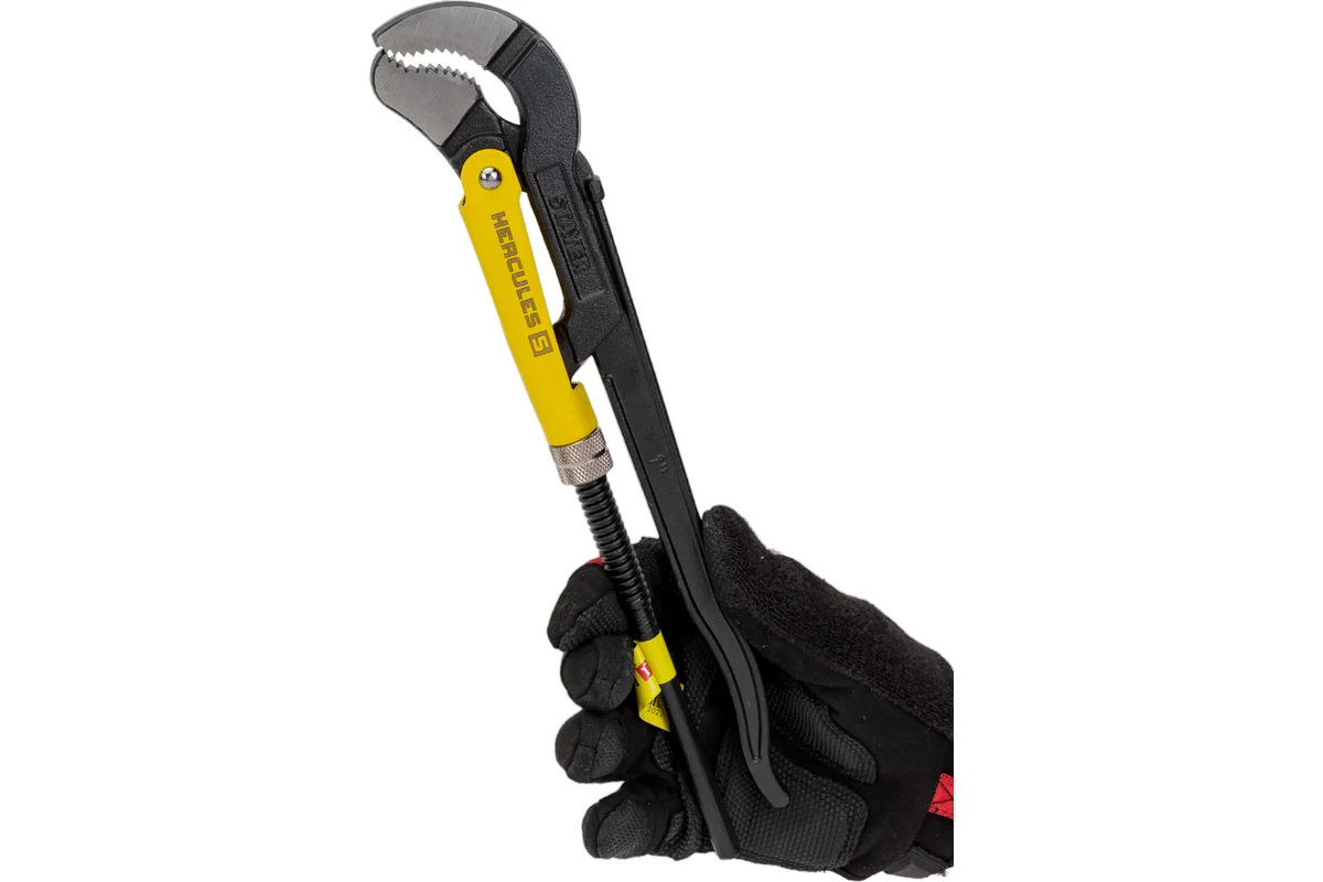 STAYER Hercules-S, №0, 1", 330мм, ключ трубный, изогнутые губки 27311-1_z01