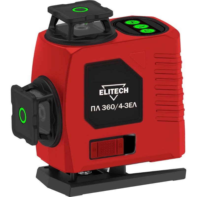 ELITECH Лазерный уровень ELITECH ПЛ 360-4-ЗЕЛ
