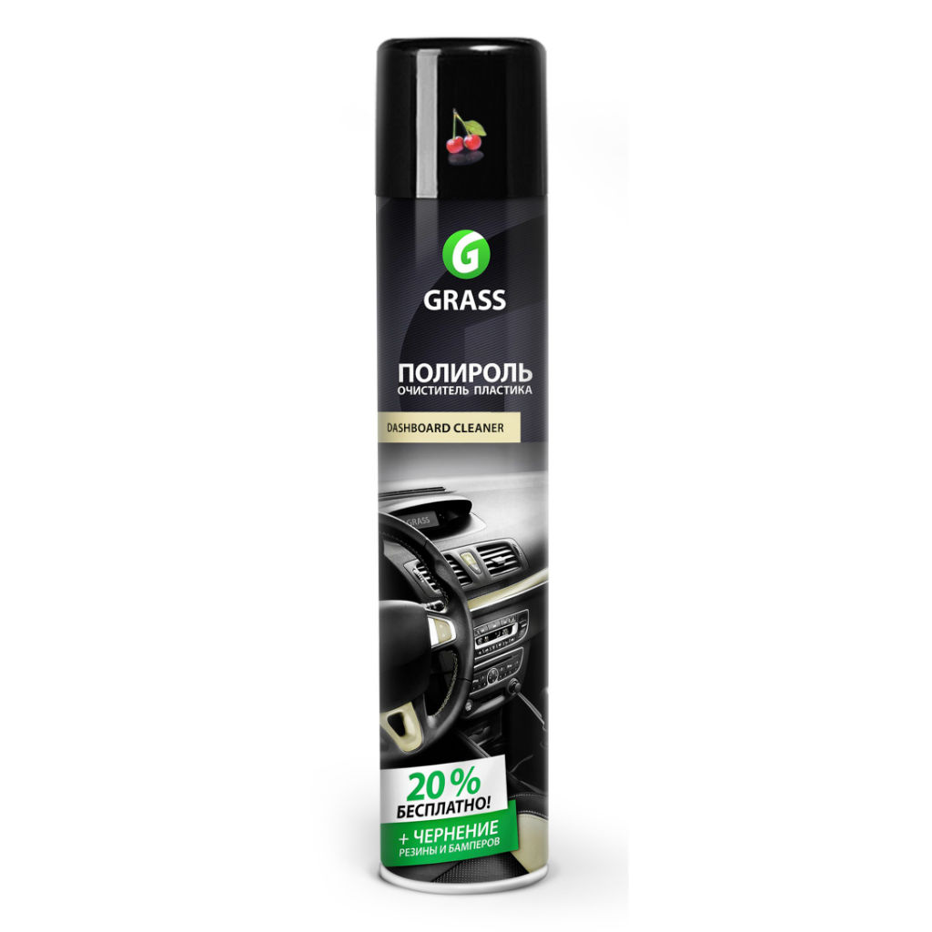 GRASS Полироль-очиститель пластика GRASS "Dashboard Cleaner" вишня 750мл.   120107-2
