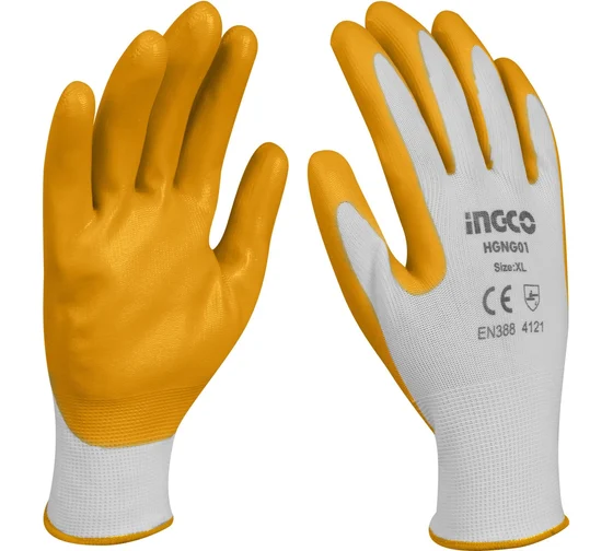 INGCO Перчатки нитриловые XL INGCO HGNG01, шт HGNG01