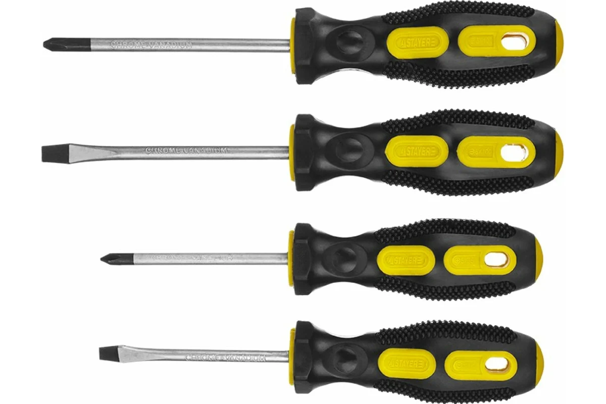 STAYER Hercules Набор отверток, 4 предмета STAYER 2513-H4_z02