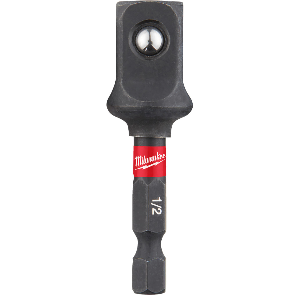 MILWAUKEE Переходник Milwaukee HEX 1/4" на 1/2"квадратный хвостовик 4932478803