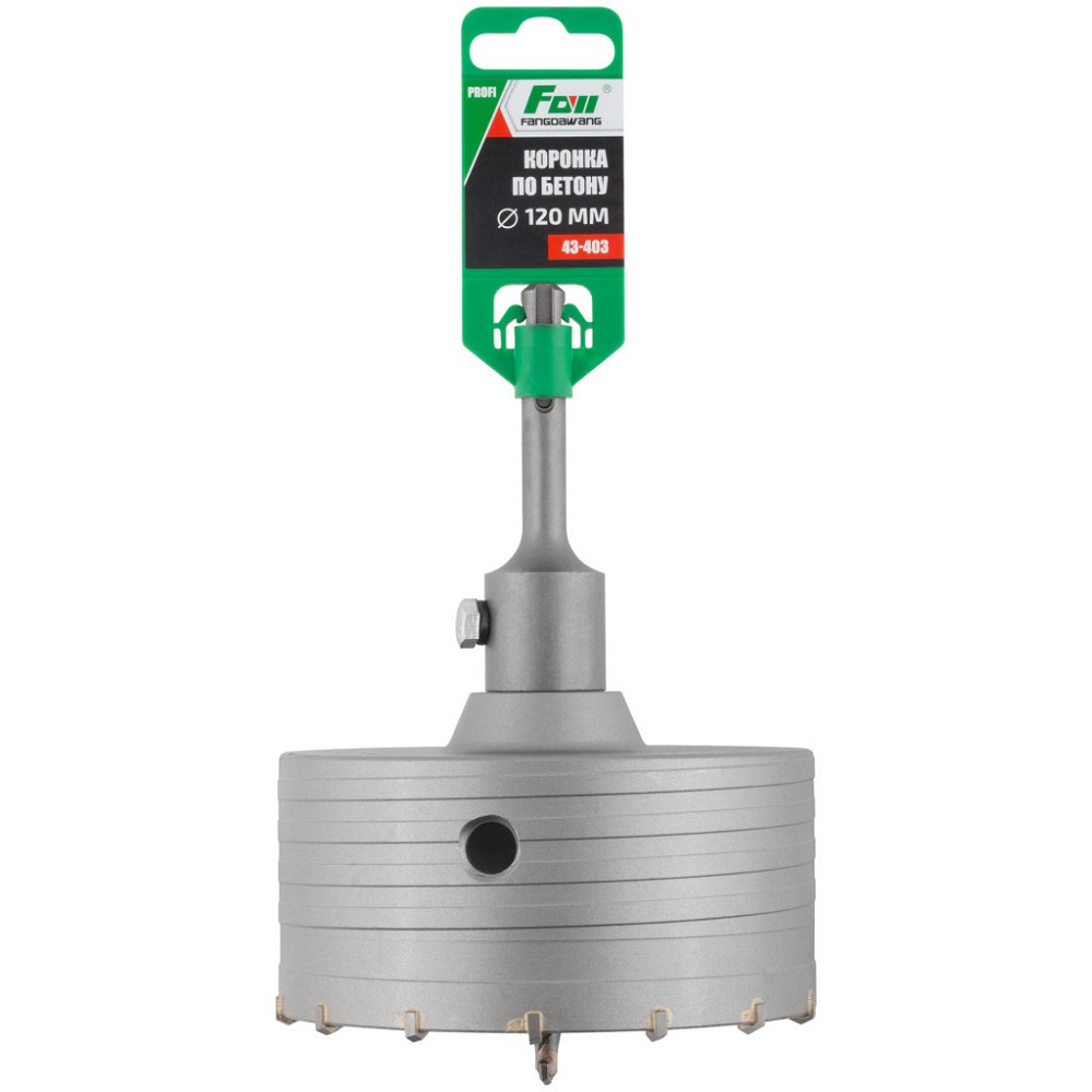 Коронка Cutop SDS Plus,FDW 120 мм по бетону 43-403 43-403