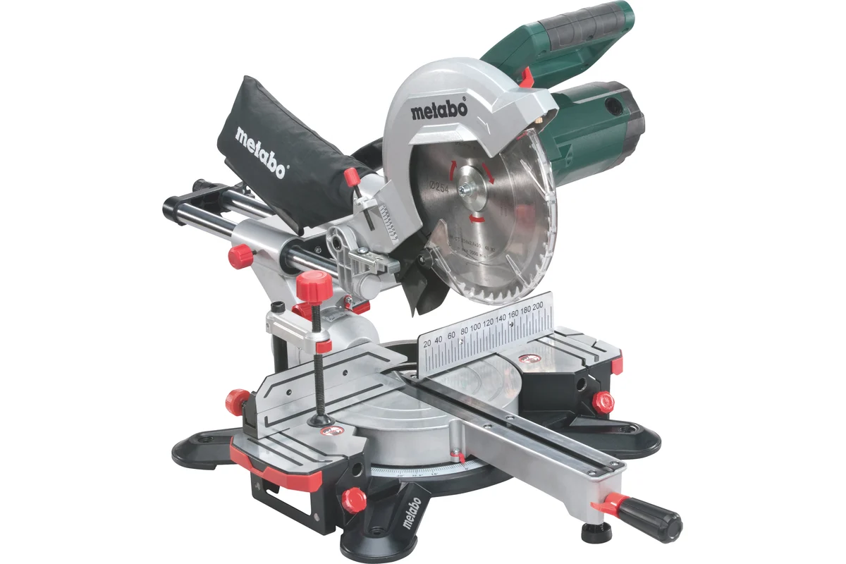 METABO KGS 254 M Торцовочная пила,1800Вт,лазер,подсв. 602540000