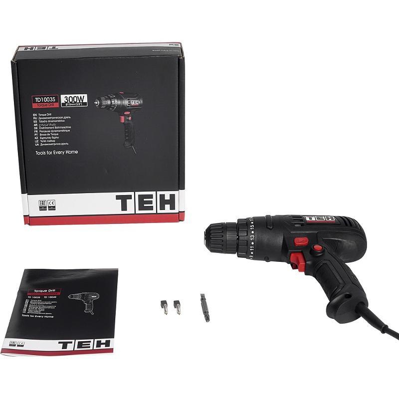 TEH Дрель-шуруповерт TEH TD1003S, шт TD1003S