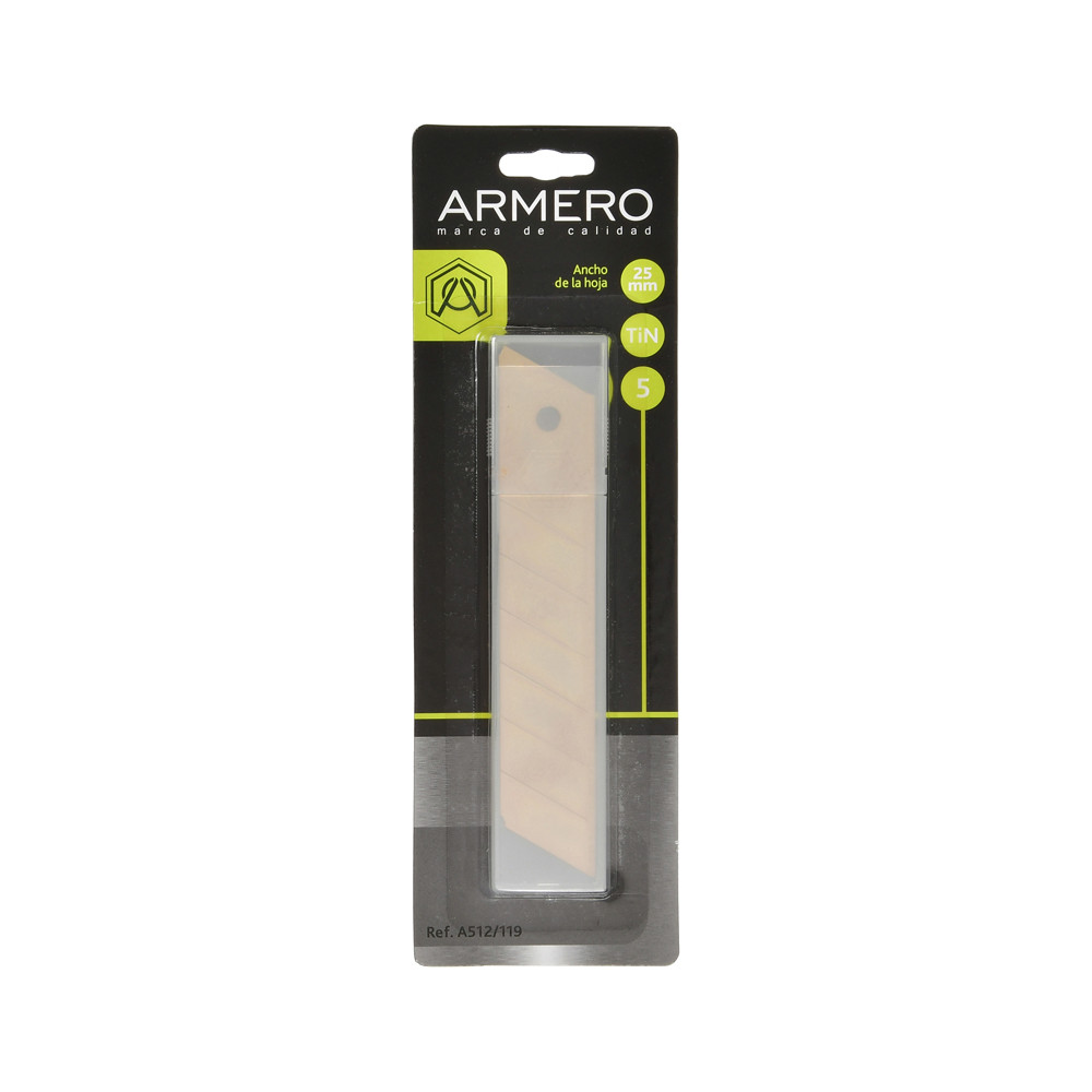 Лезвие ARMERO сегментное 25мм, Tytan (5 шт.) A512/119 А512/119