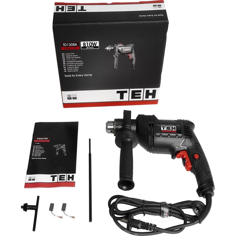 TEH Дрель ударная TEH TD1308A, шт TD1308A