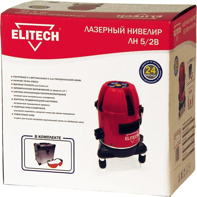 ELITECH Лазерный уровень ELITECH ЛН 5/2В