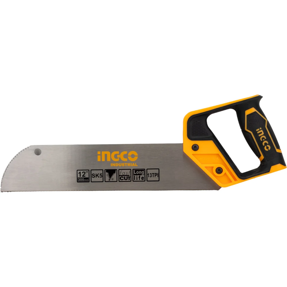 INGCO Ножовка по дереву 300мм INDUSTRIAL HMBSB3028, шт HMBSB3028