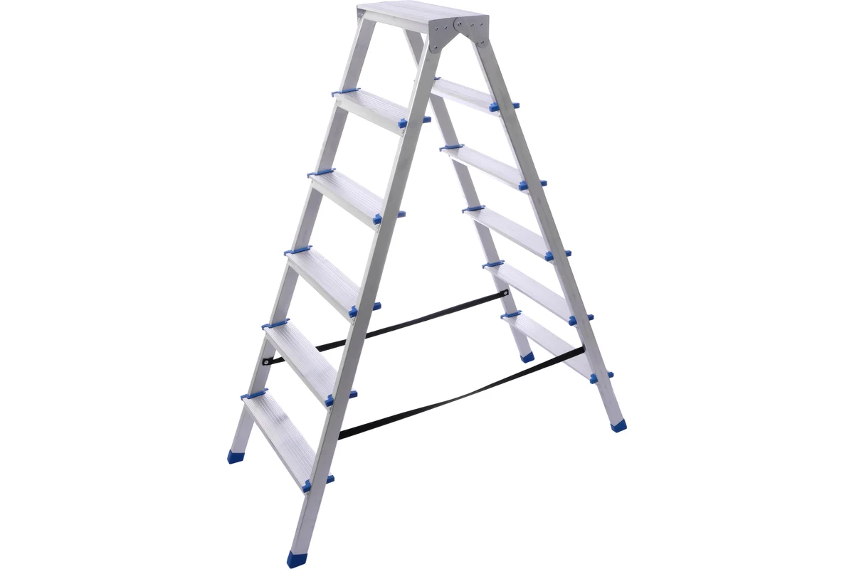 Stairs AS206 Стремянка алюминиевая двухсторонняя 6 ст. AS206