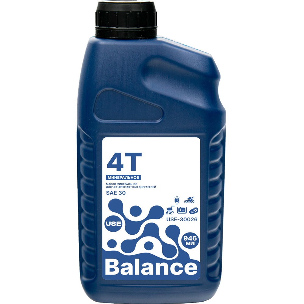 USE Масло Balance 4-х тактное минеральное SAE 30 0.946 л USE-30026
