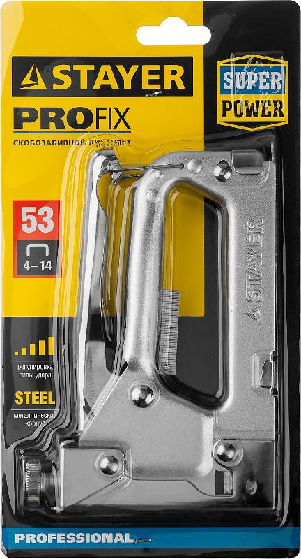 STAYER Степлер для скоб "Pro 53" тип 53 (4-14 мм), STAYER Professional 3150_z01