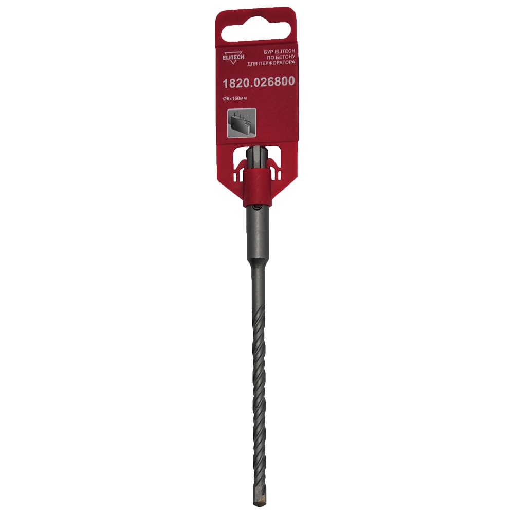 ELITECH Бур SDS+ 6*160 1820.026800