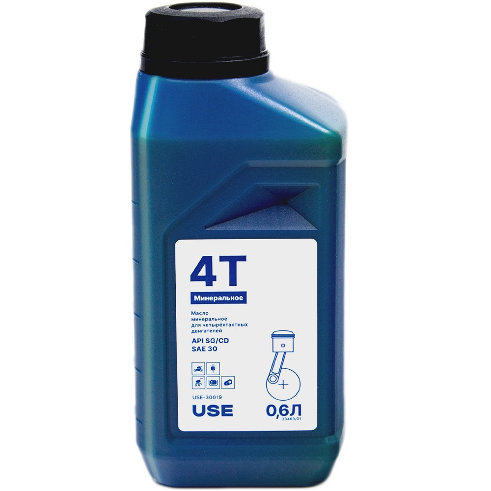 Масло USE 4-х тактное минеральное SAE 30 0.6 л USE-30019 USE-30019