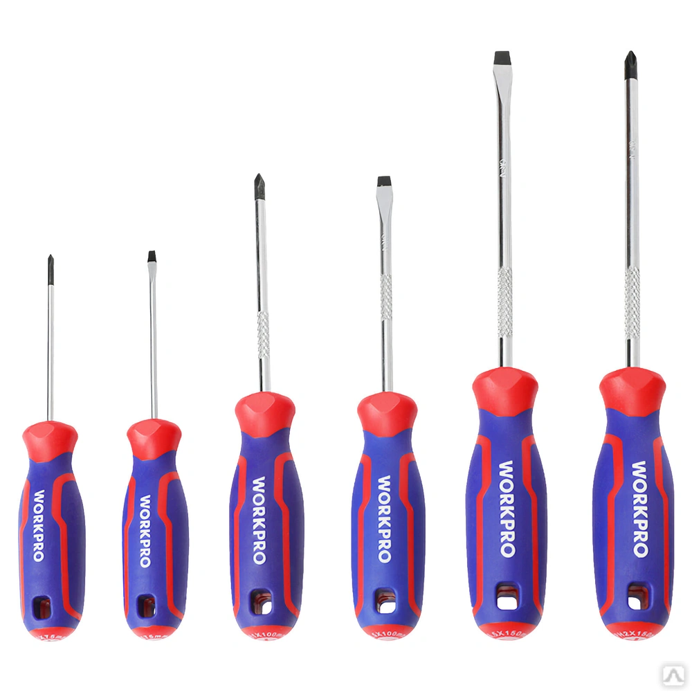 WORKPRO Отвертка PH1*75 мм CR-V WP221026