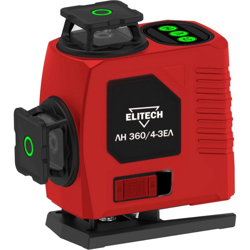 ELITECH Лазерный уровень ELITECH ЛН 360/4-ЗЕЛ ЛН 360/4-ЗЕЛ (E0306.018.00)