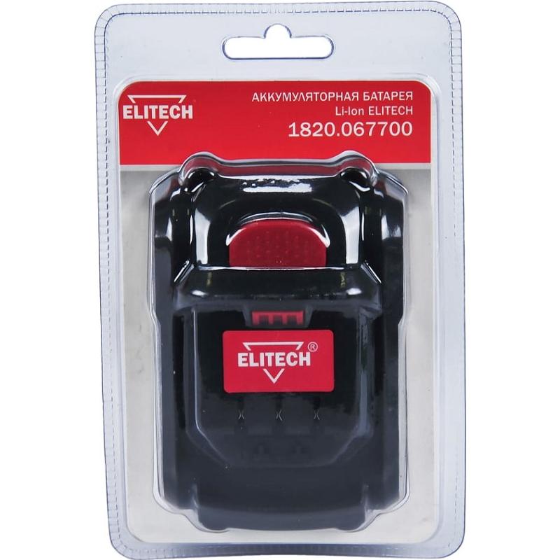 ELITECH Аккумулятор,18В,4.0АчLi-ion,д\ДА 18СЛК,слайдер, шт 1820.067700