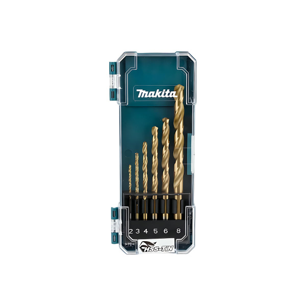 MAKITA Набор сверл по металлу HSS-TiN 6 шт   D-72833