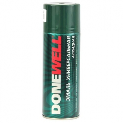 DONEWELL Эмаль универсальная алкидная зеленый глянец, шт DW-10081