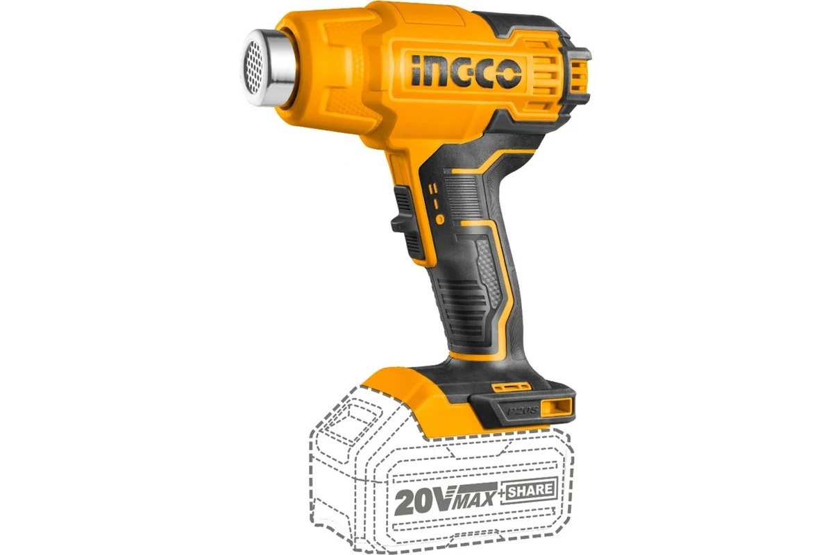 INGCO Фен аккумуляторный HGLI2002 INDASTRIAL
