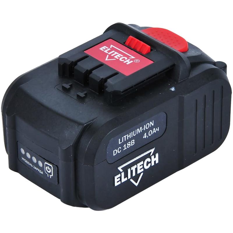ELITECH Аккумулятор,18В,4.0АчLi-ion,д\ДА 18СЛК,слайдер, шт 1820.067700